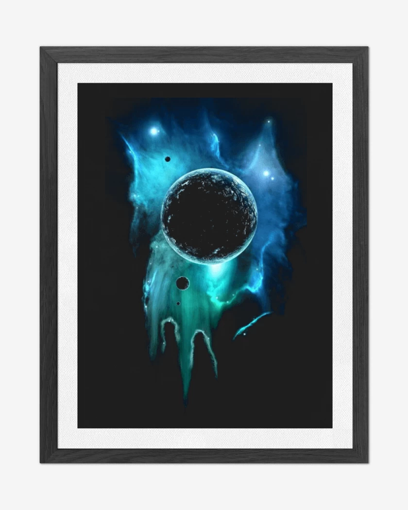 Cuadro decorativo Negro de Espacio