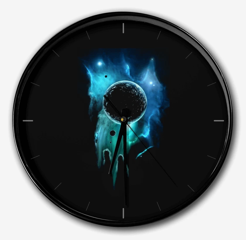 Reloj Negro de Espacio