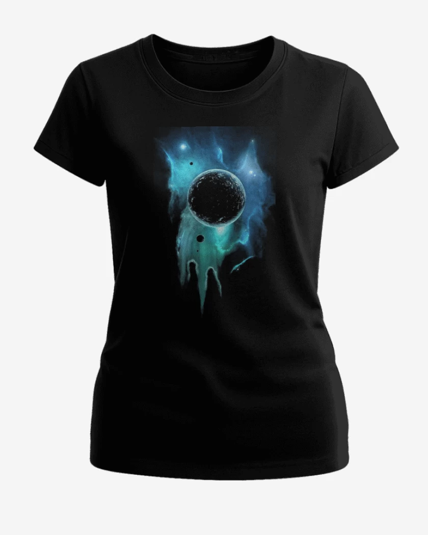 Polera de Mujer Negro de Espacio