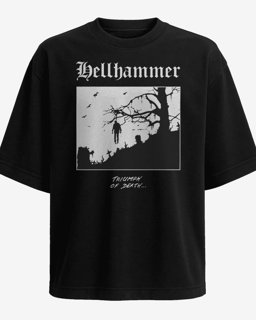 Polera Oversize Hellhammer Triumph of Death