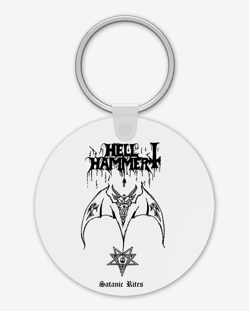 Llavero Hellhammer Satanic Rites