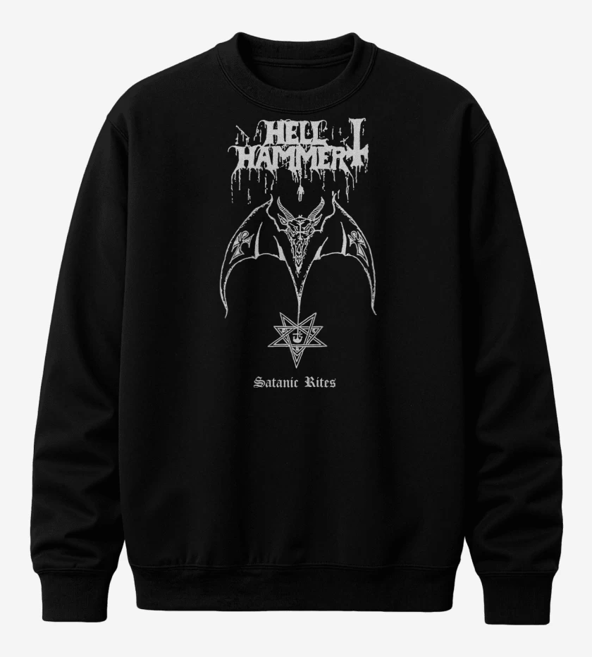 Poleron polo Hellhammer Satanic Rites B
