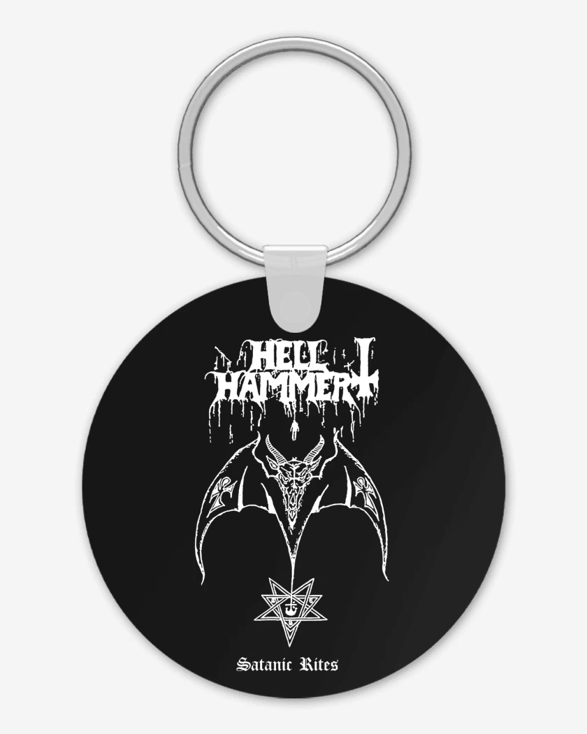 Llavero Hellhammer Satanic Rites B