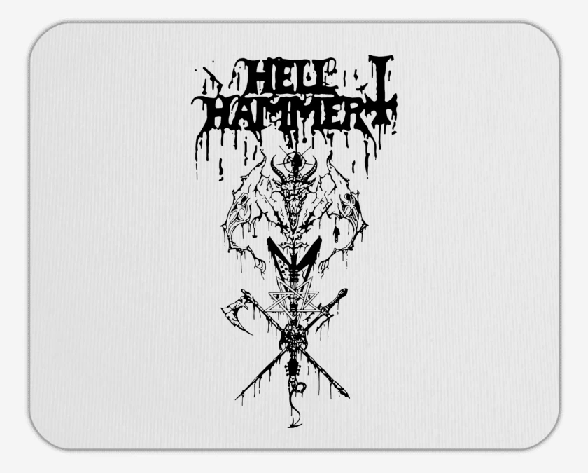 Mousepad Blanco de Hellhammer Demon