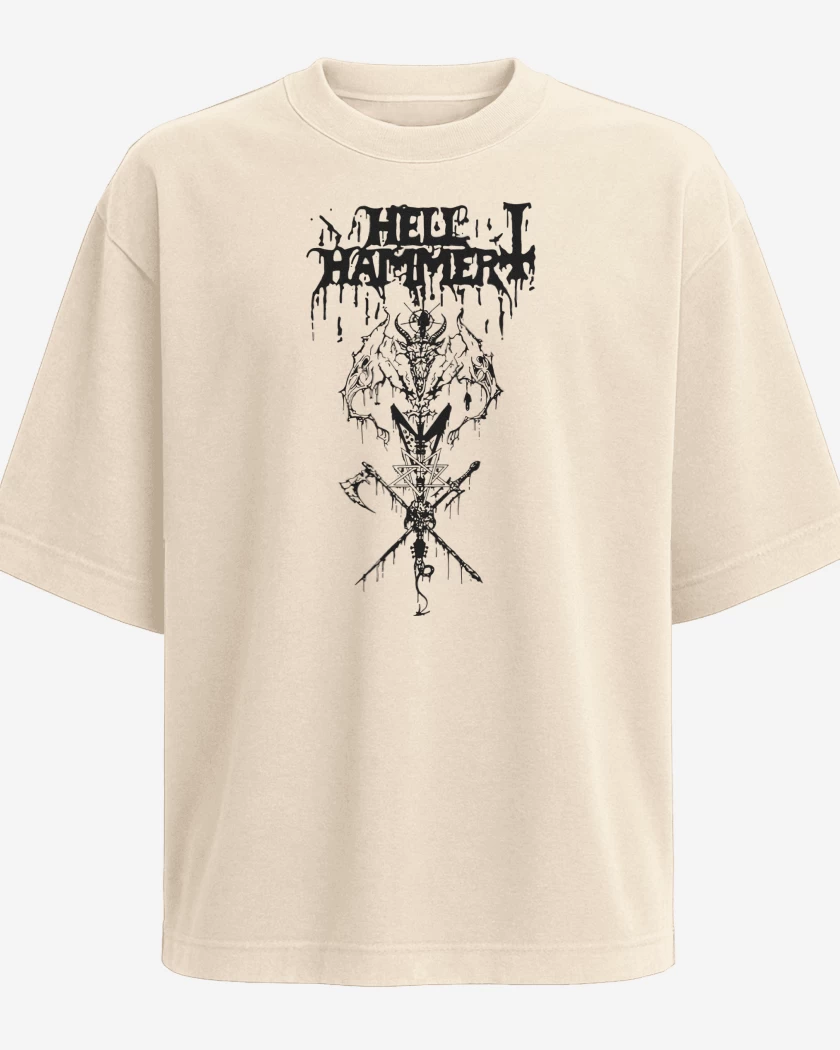 Polera Oversize Hellhammer Demon
