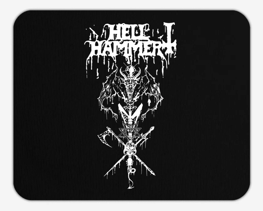 Mousepad Negro de Hellhammer Entrails