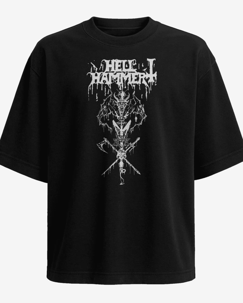 Polera Oversize Hellhammer Entrails