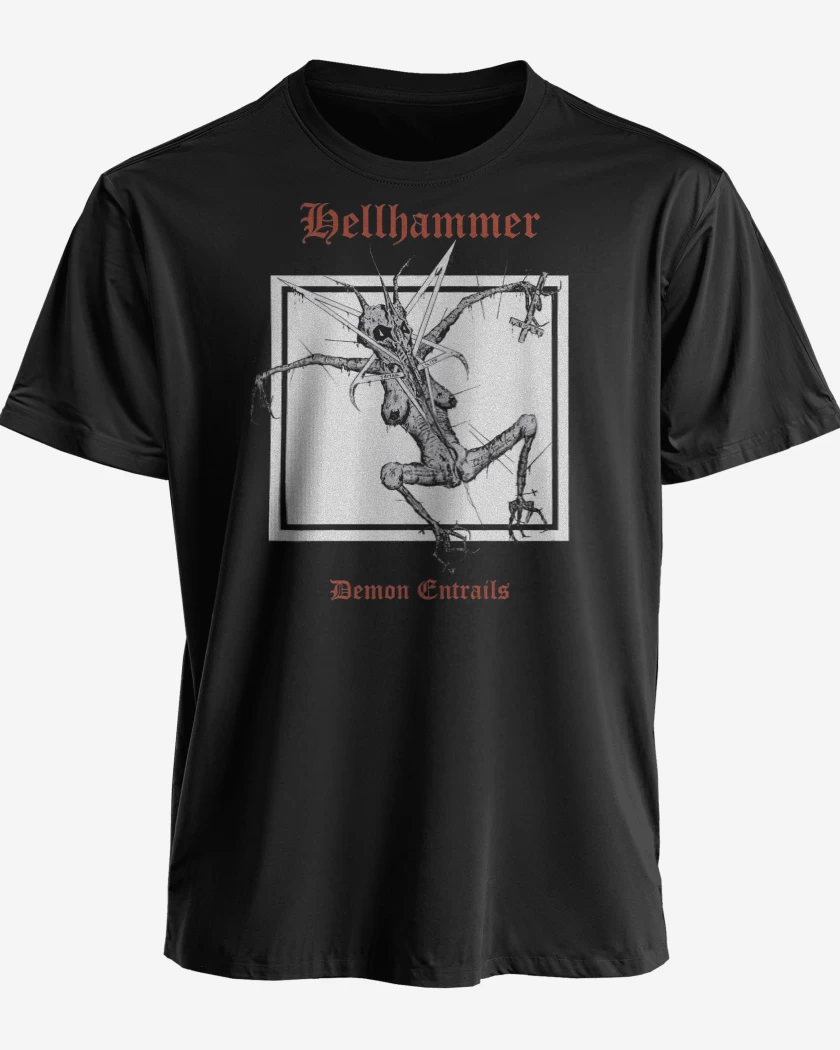 Polera Negro de Hellhammer Demon Entrails