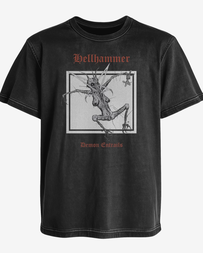 Polera desgastada Hellhammer Demon Entrails