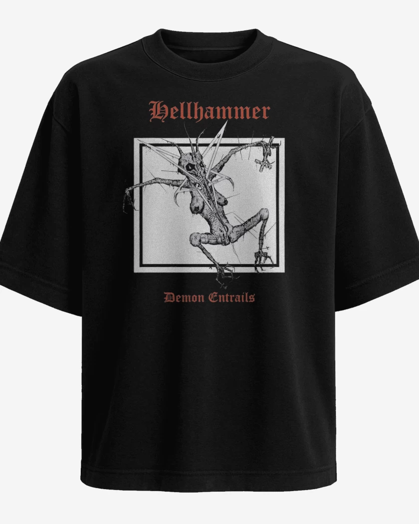 Polera Oversize Hellhammer Demon Entrails