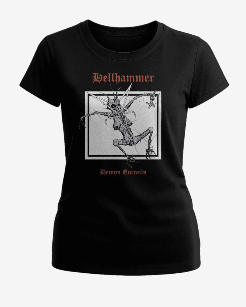 Polera de Mujer Negro de Hellhammer Demon Entrails