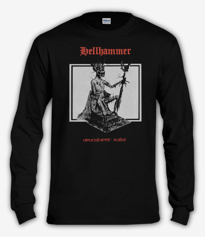Polera manga larga Negro de Hellhammer Apocalyptic Raids