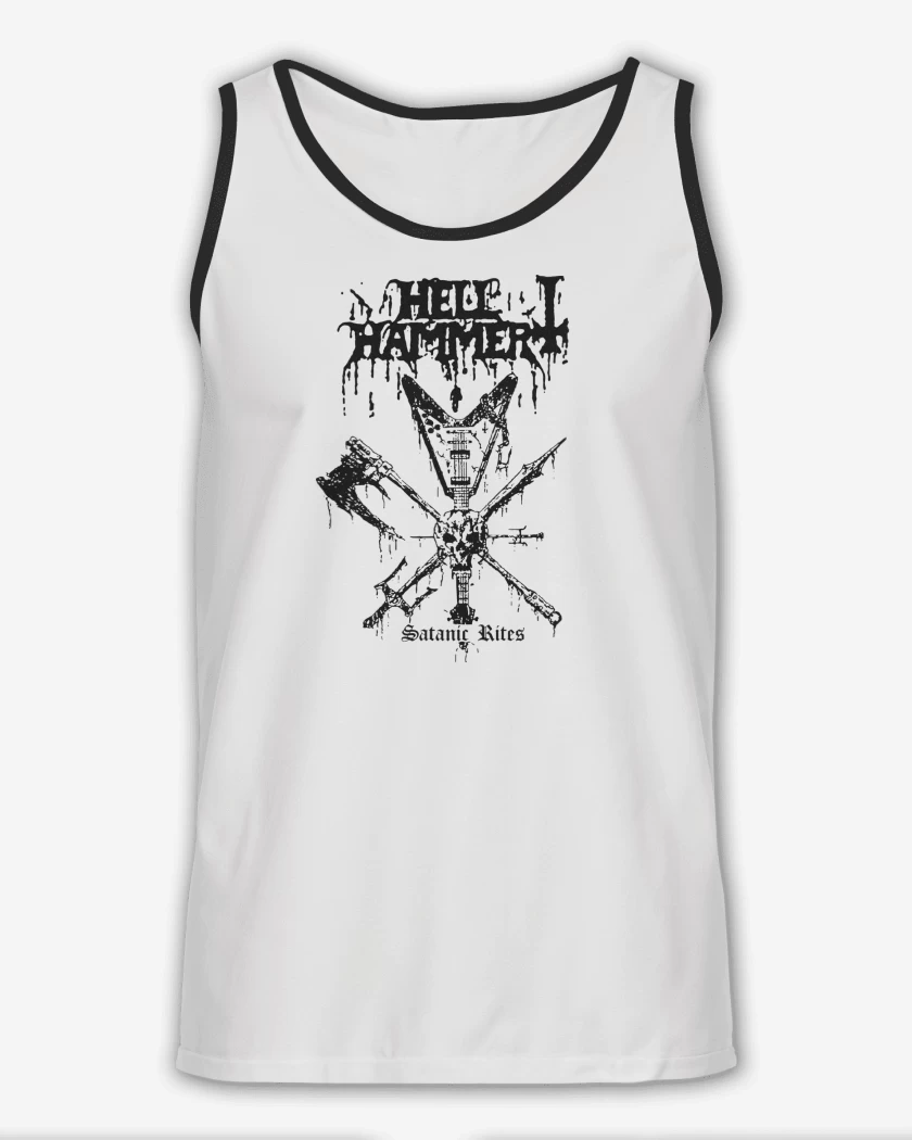 Sudadera Blanco de Hellhammer Satanic