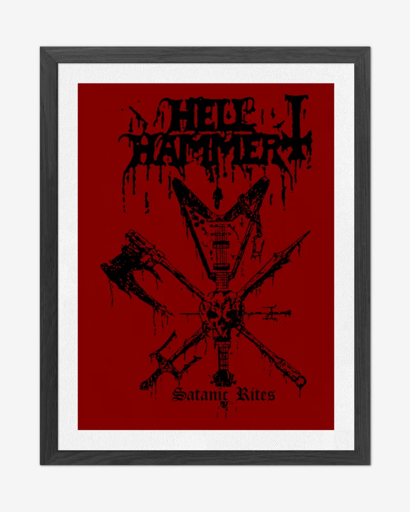 Cuadro decorativo Hellhammer Satanic
