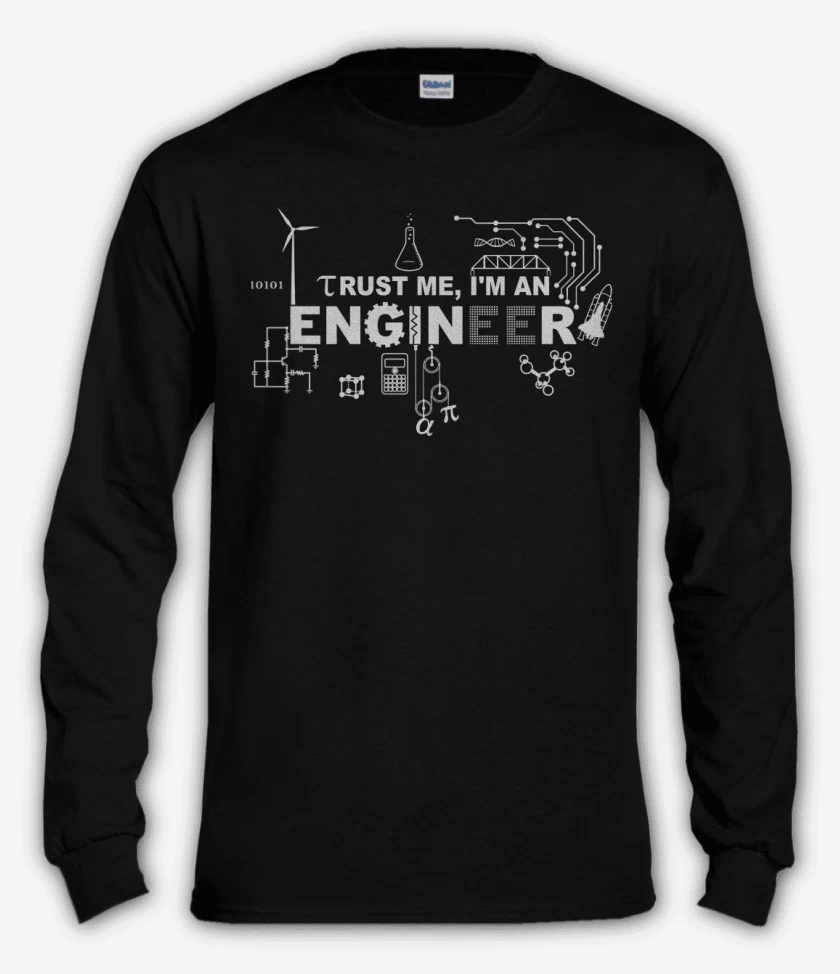 Polera manga larga Negro de Im an Engineer