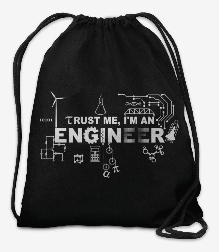 Mochila Negro de Im an Engineer