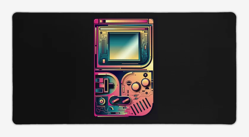 Mouse pad Gamer Negro de Game boy