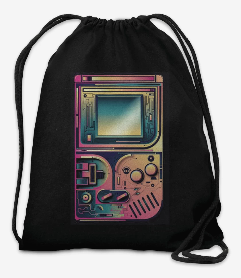 Mochila Negro de Game boy