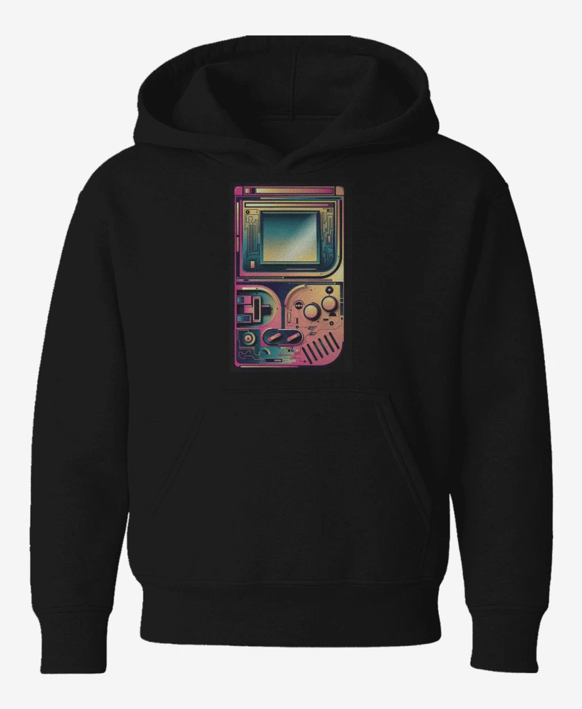 Poleron de niño Negro de Game boy
