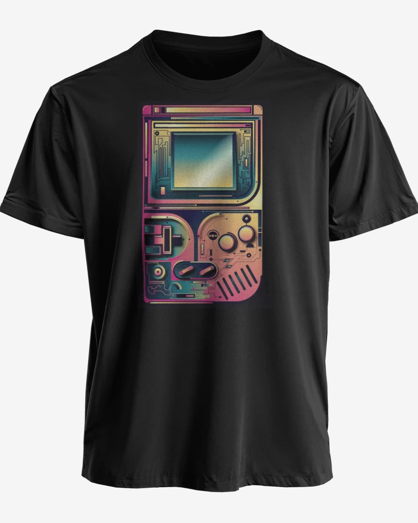 Polera premium Negro de Game boy