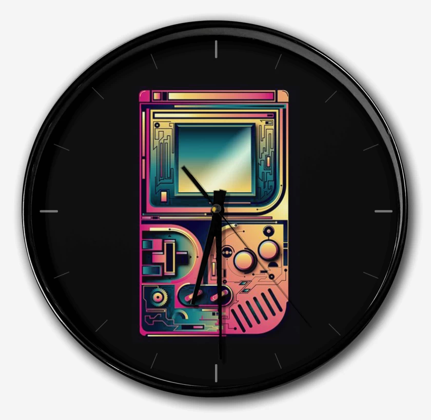Reloj Negro de Game boy