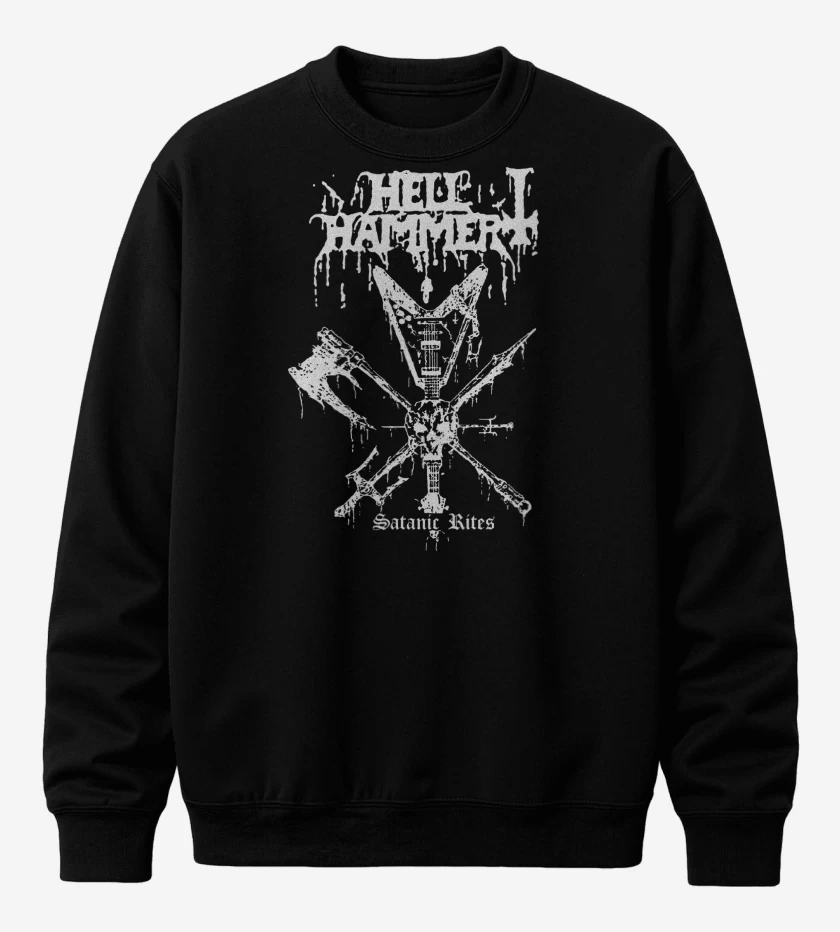 Poleron polo Hellhammer Ritos Satanicos 