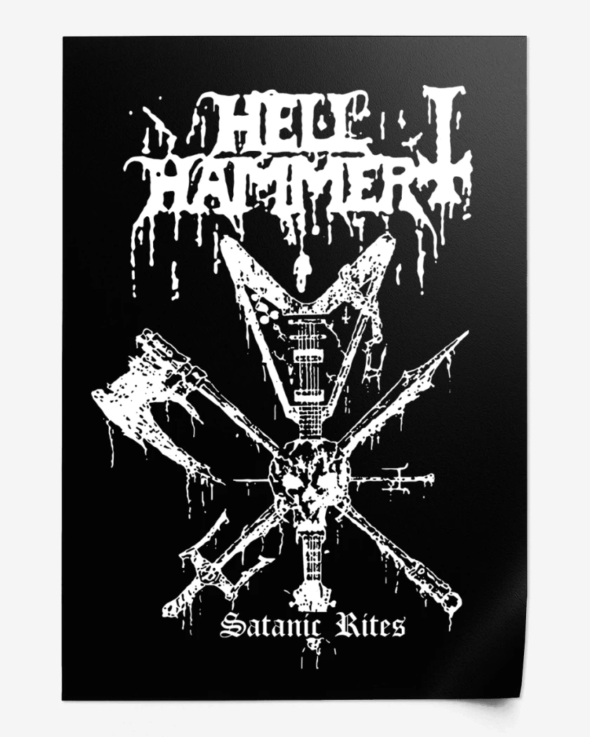 Print Hellhammer Ritos Satanicos 