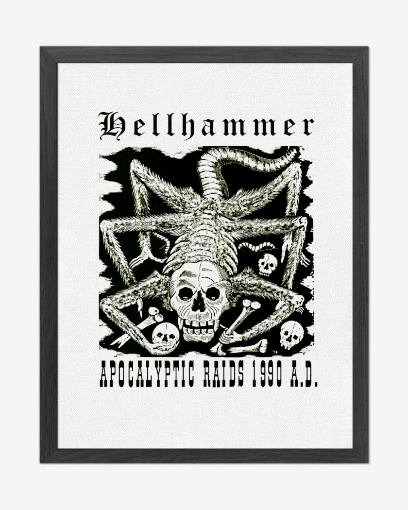 Cuadro decorativo Hellhammer Apocalyptic Radis 1990 