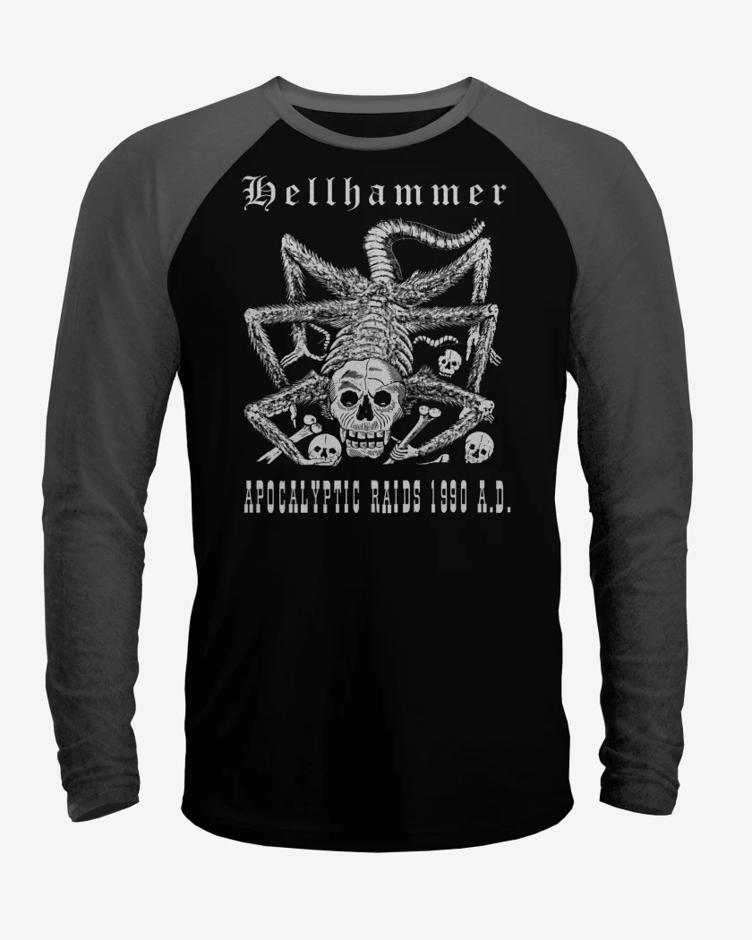 Polera Raglan Hellhammer Apocalyptic Radis 1990 AD