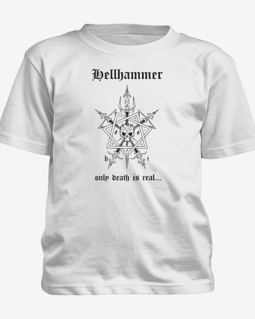Polera de niño Hellhammer Only Death is Real N