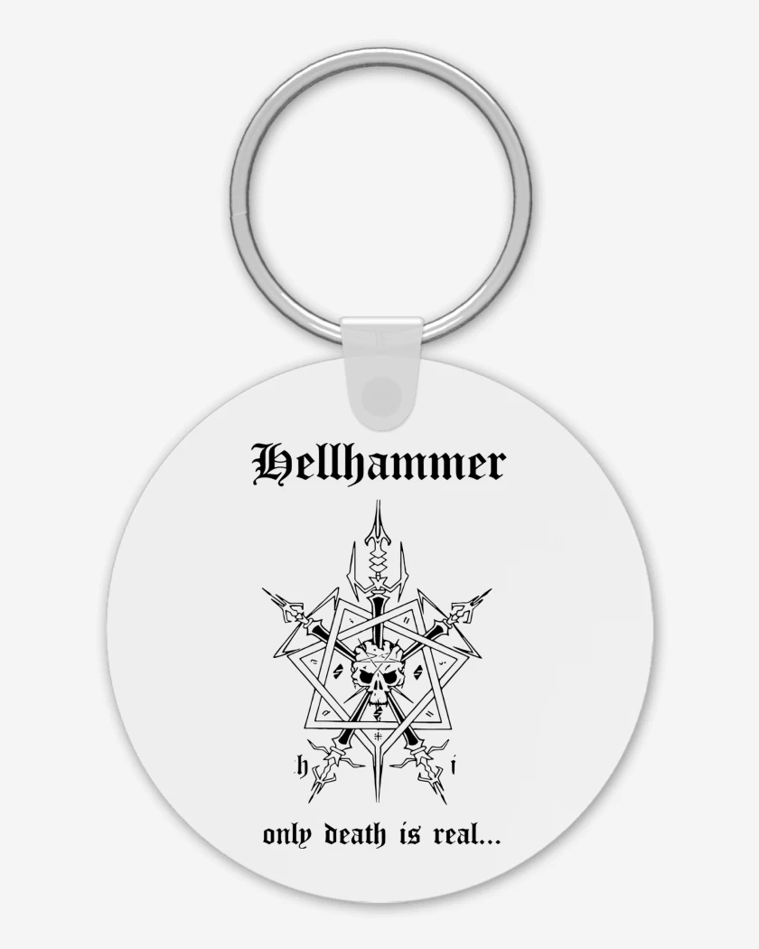 Llavero Hellhammer Only Death is Real N