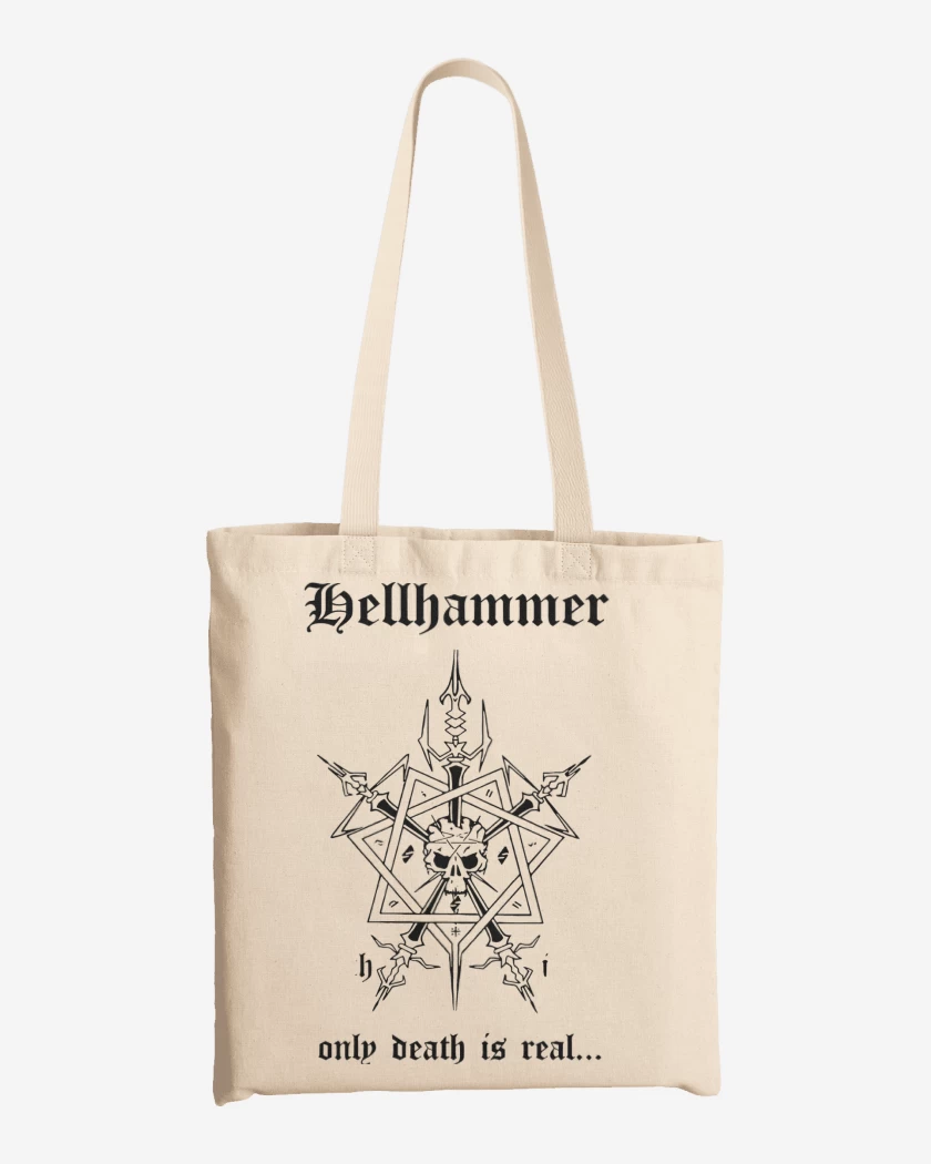 Totebag Hellhammer Only Death is Real N