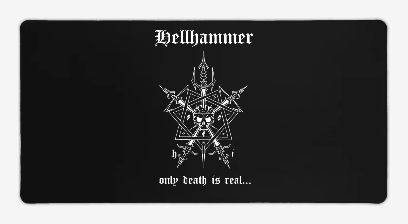 Mouse pad Gamer Hellhammer Only Death is Real
