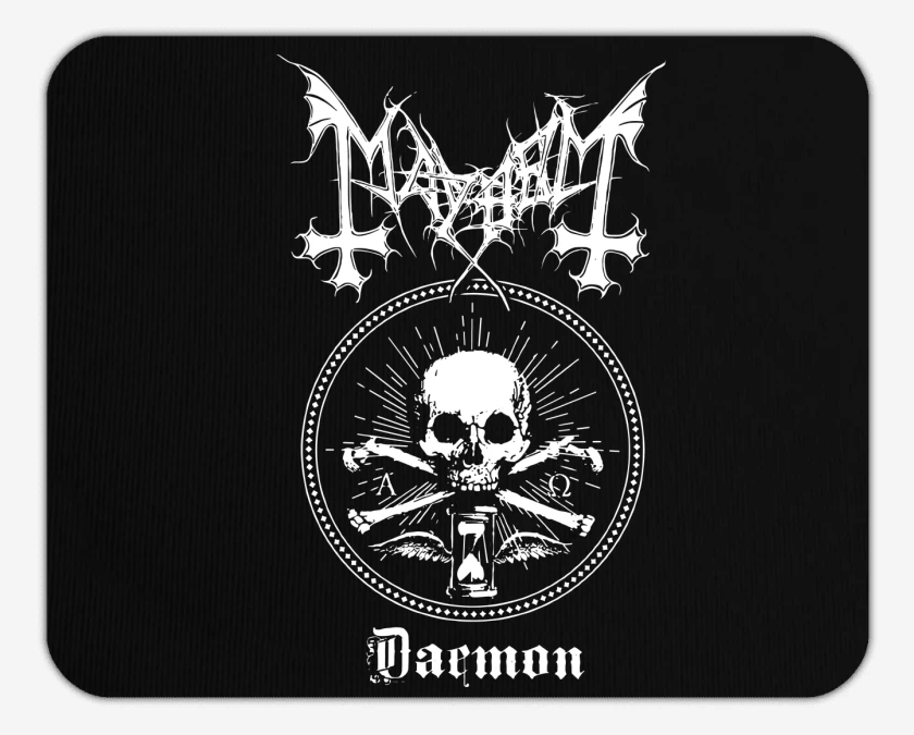 Mousepad Mayhem Daemon Skull