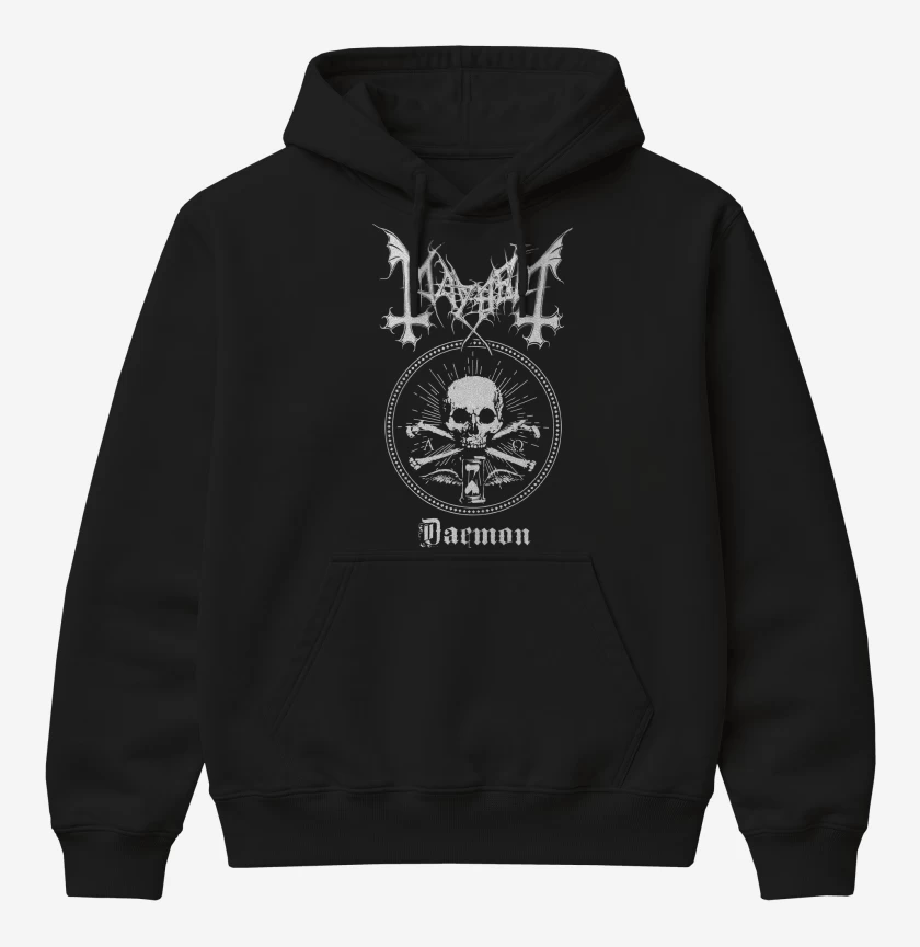 Poleron Canguro básico Mayhem Daemon Skull
