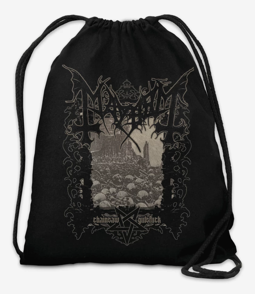 Mochila Negro de Mayhem Chainsaw Gutsfuck
