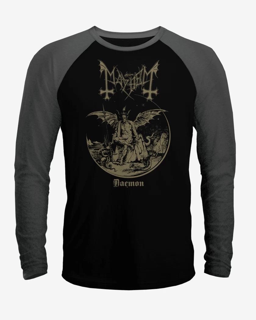 Polera Raglan Mayhem Daemon Lucifer
