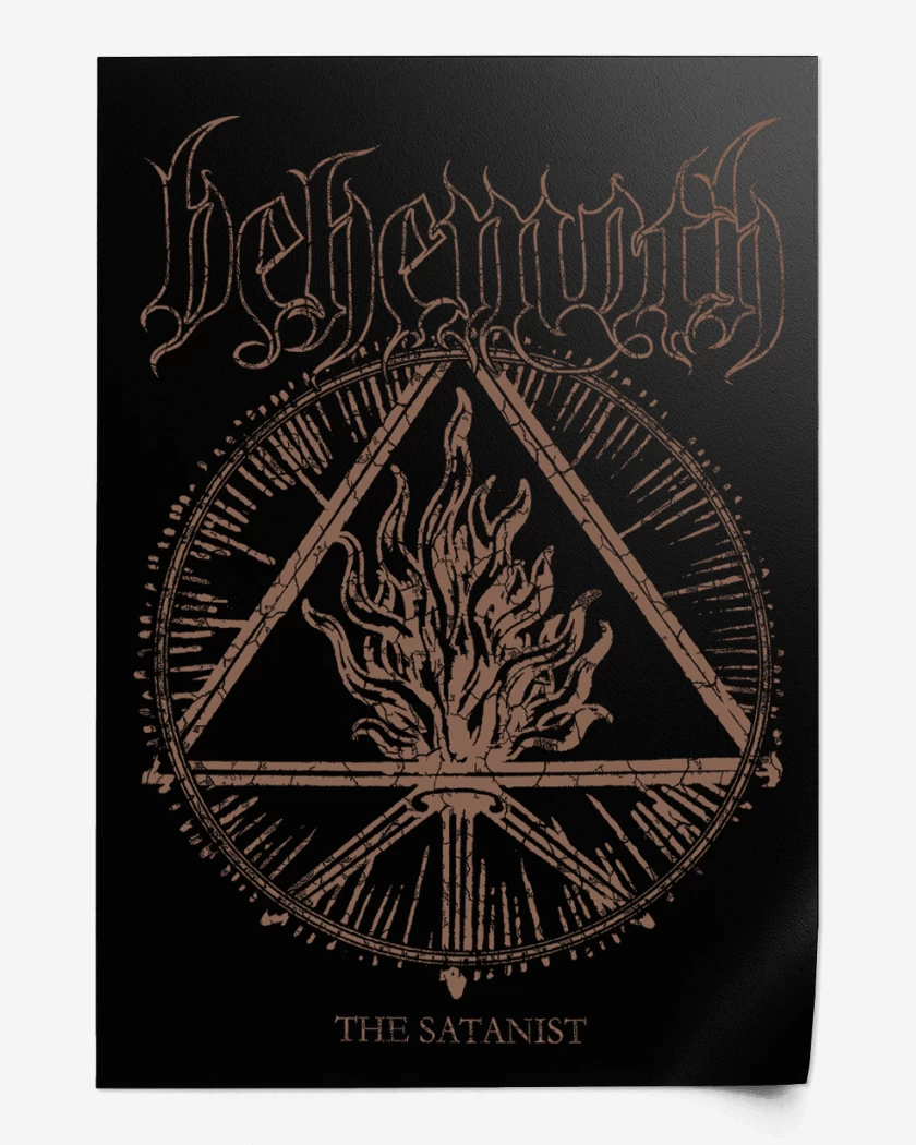 Print Behemoth The Satanist