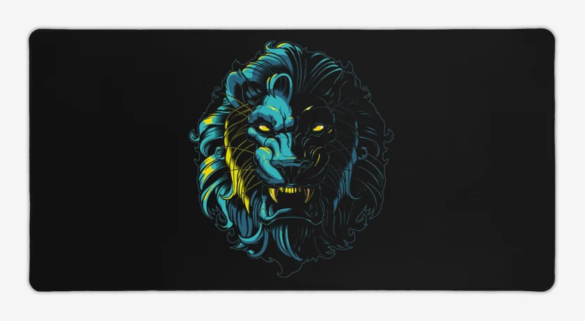 Mouse pad Gamer Negro de Lyon