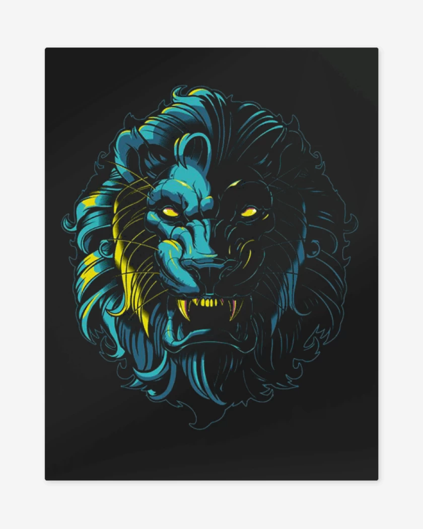 Print metalico Negro de Lyon