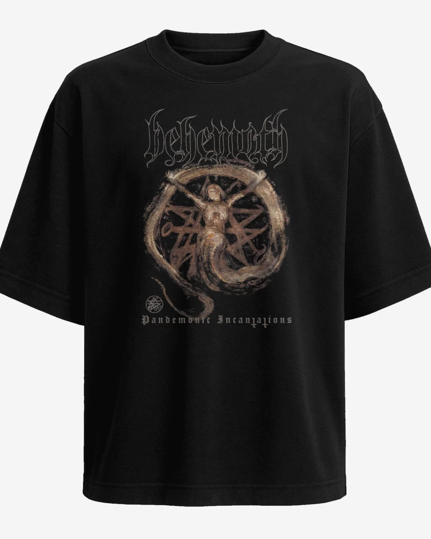Polera Oversize Behemoth Pandemonic Incantations