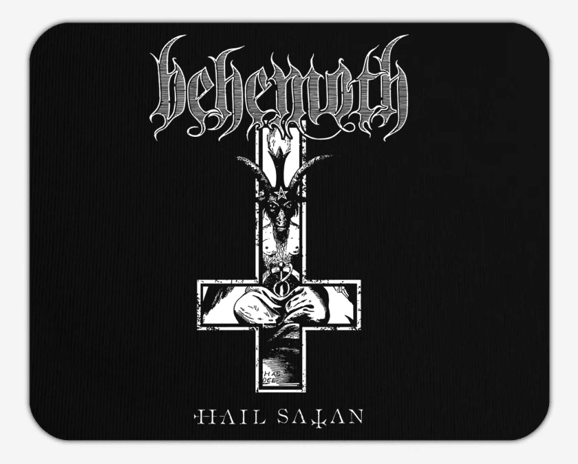 Mousepad Behemoth Hail Satan
