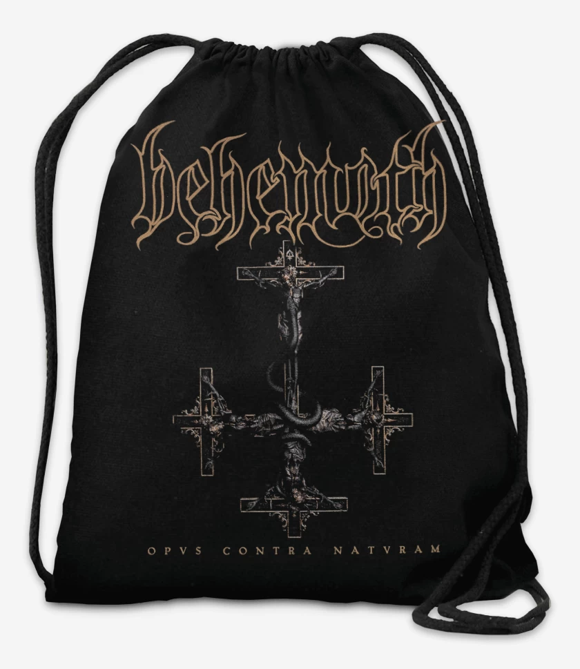 Mochila Negro de Behemoth Opus Contra Natura