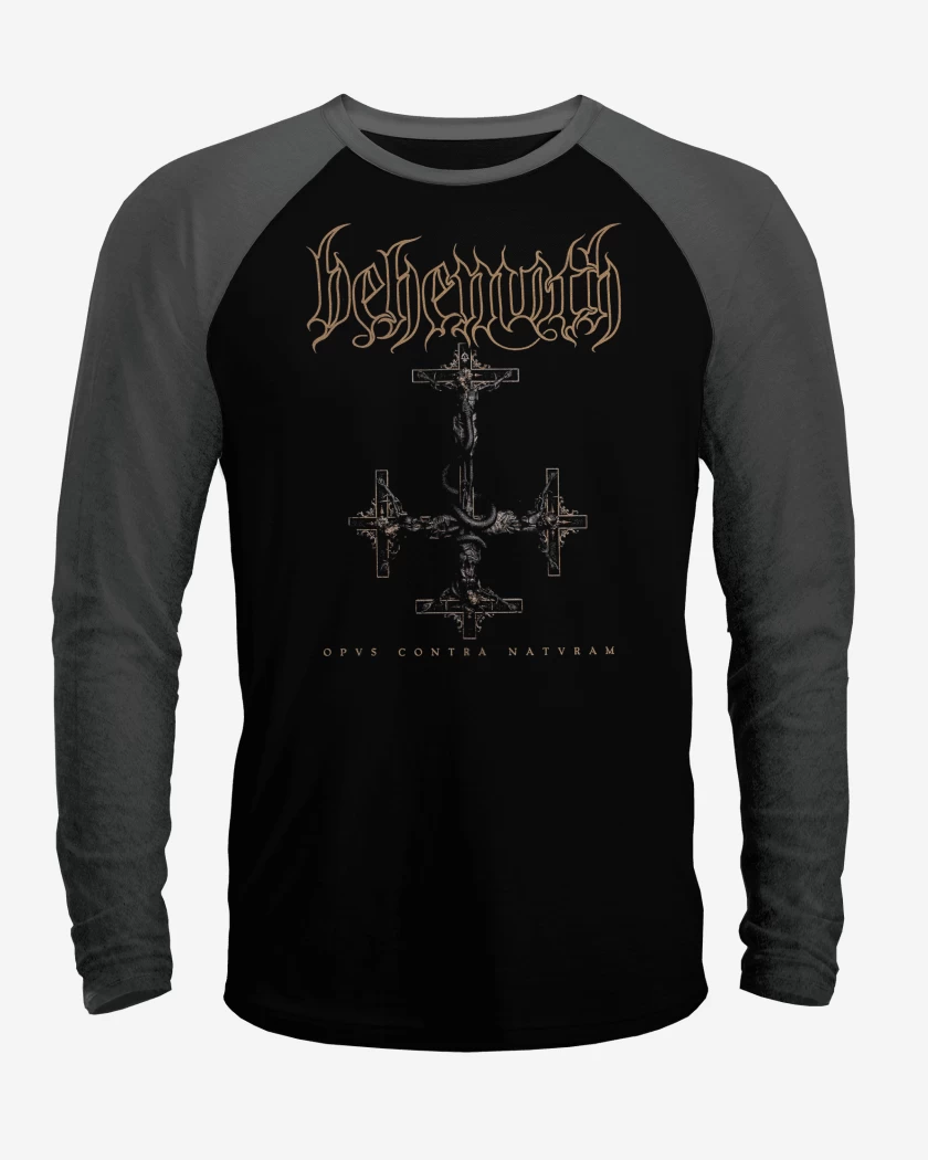 Polera Raglan Behemoth Opus Contra Natura