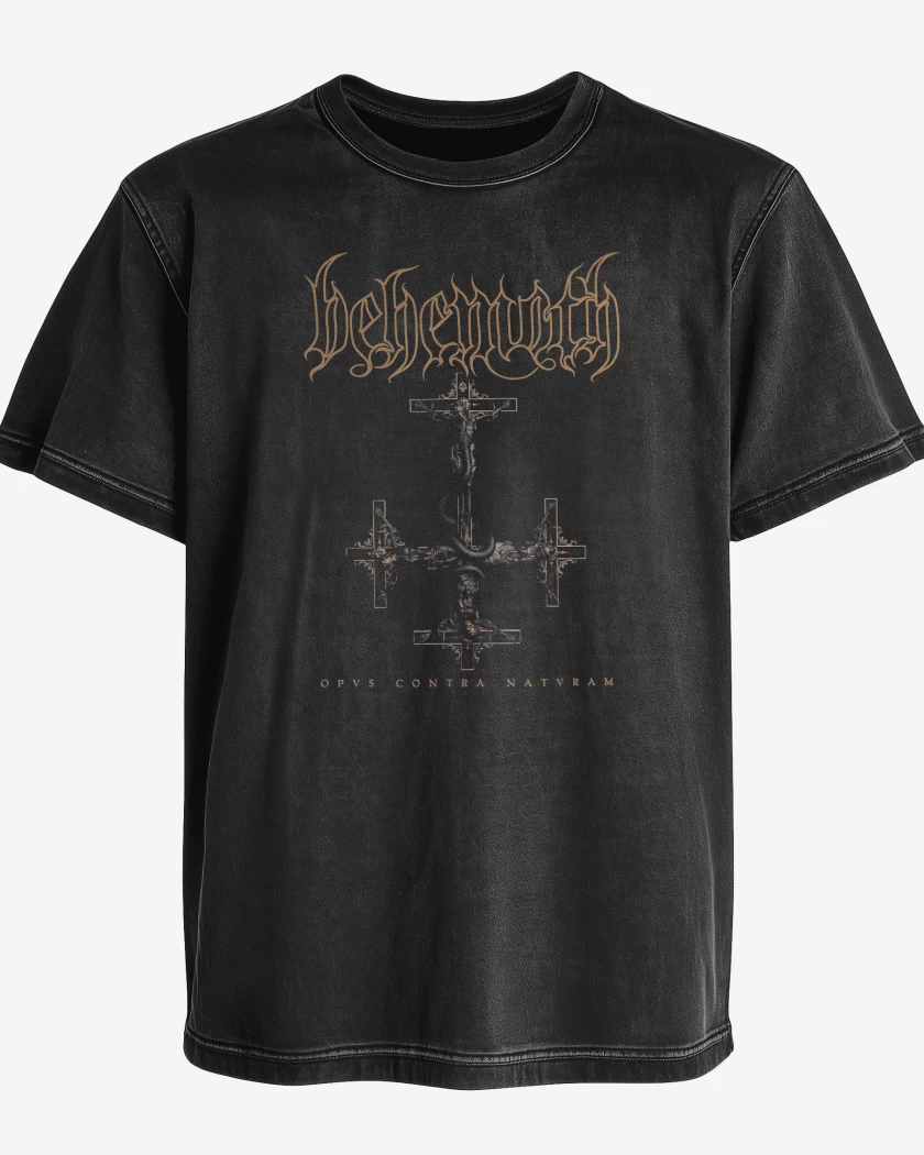 Polera desgastada Behemoth Opus Contra Natura