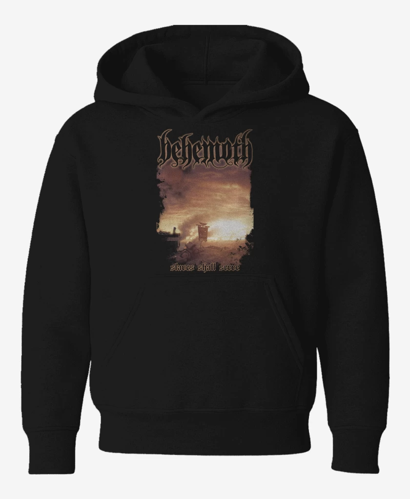 Poleron de niño Negro de Behemoth Slaves Shall Serve