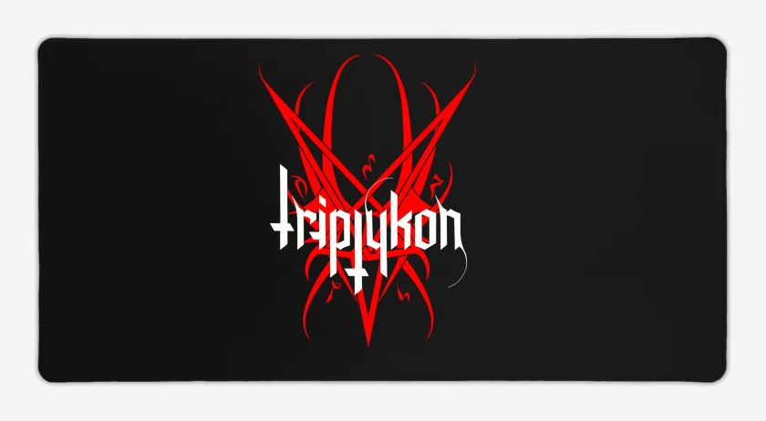 Mouse pad Gamer Negro de Triptykon Logo