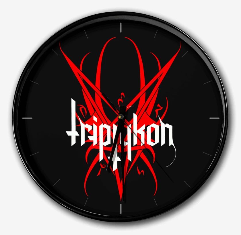 Reloj Negro de Triptykon Logo
