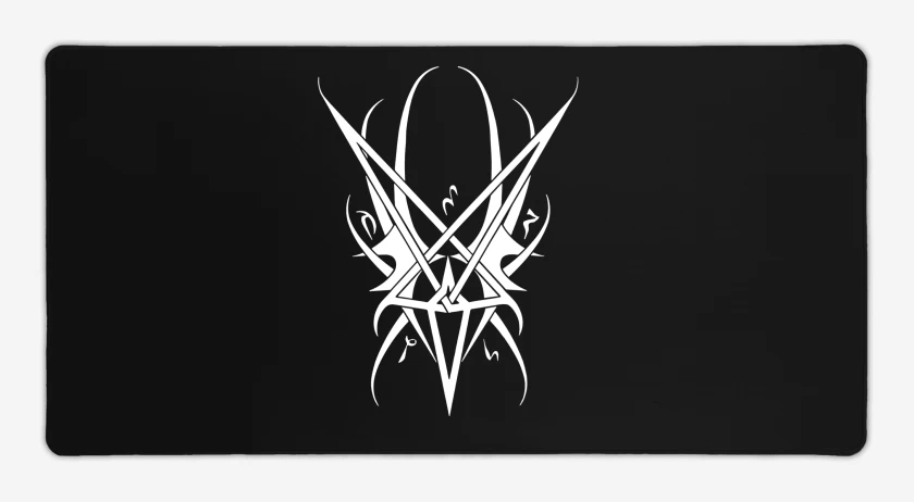 Mouse pad Gamer Negro de Triptykon Simbolo