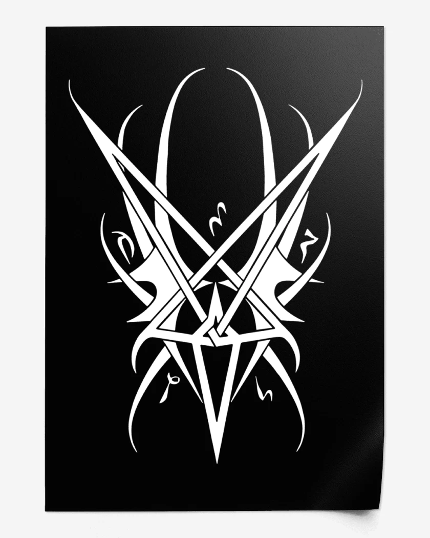 Print Negro de Triptykon Simbolo